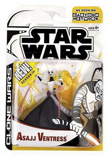Star Wars Animated Figure ASAJJ VENTRESS - Premium Collectible Action Figure for Fans & Collectors | Perfect for Display, Cosplay, and Gift Giving