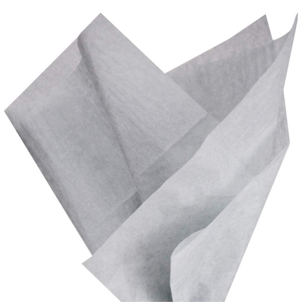 PMLAND Premium Gray Tissue Paper - 100 Sheets (20