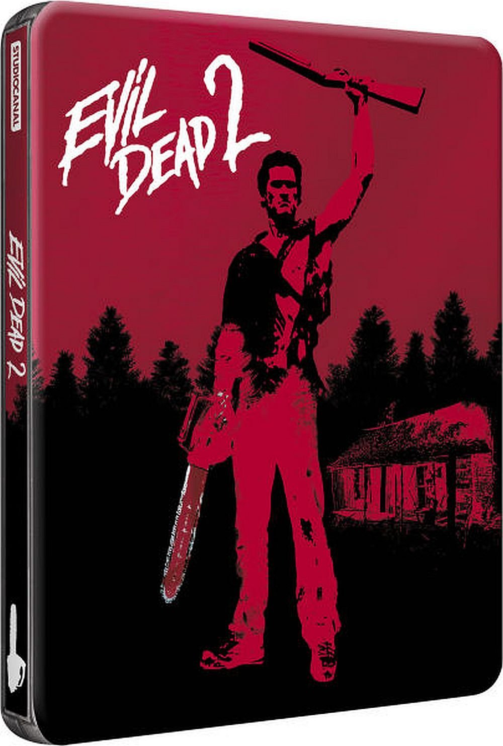 Evil Dead 2 Limited Edition Steelbook [Blu-ray + DVD] - Collector's Edition Horror Movie for Halloween & Movie Nights