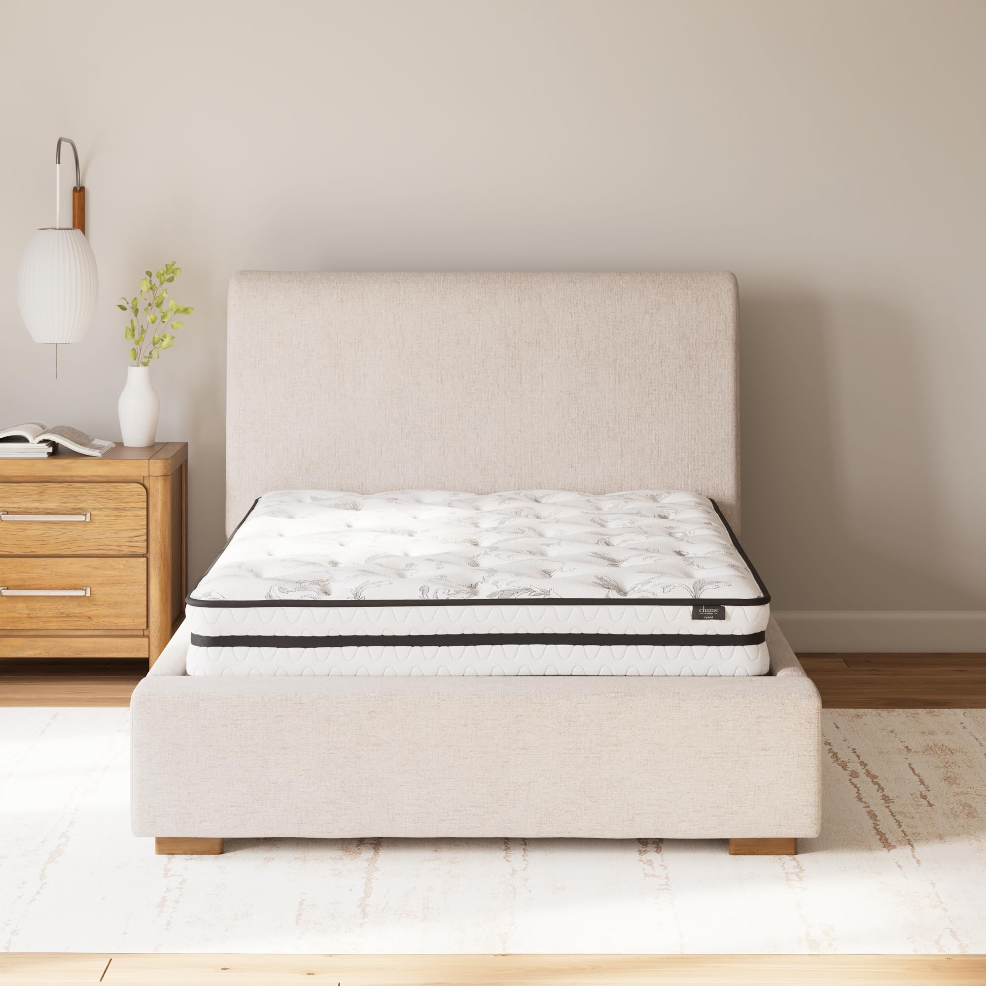 Signature Design by Ashley 8 Inch Medium Firm Full Size Innerspring Mattress - Pressure Relief Quilt Foam for Back Support & Comfort | Perfect for Guest Rooms, Dorms & Small Bedrooms