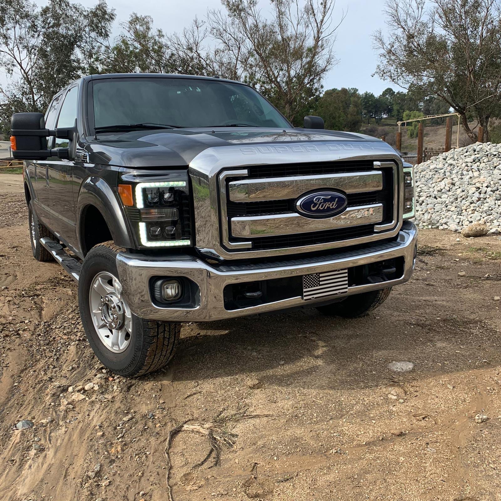 11-16 Ford Super Duty NOVA Series LED Projector Headlights - Chrome Housing - High Performance Lighting for Off-Road & Night Driving
