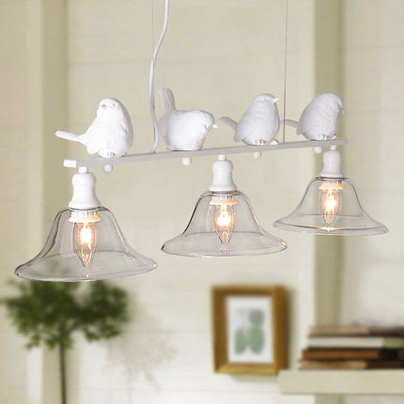 Elegant Bird Chandelier Lighting - Modern Crystal Ceiling Light for Dining Room, Living Room & Bedroom | Perfect for Home Decor & Romantic Ambiance