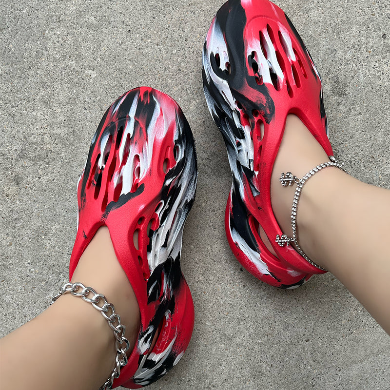 **Camo Cave Shoes - Round Toe Soft Soled Slip-On Shoes for Men & Women - Indoor/Outdoor Comfortable Walking & Hiking Shoes**