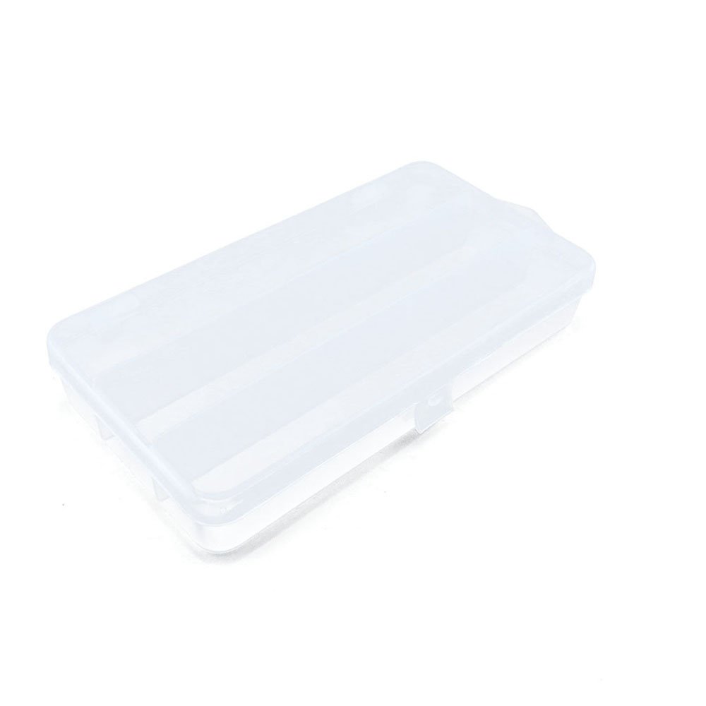 Clear Plastic Beads Storage Box - Tackle Box Organizer for Fishing Lures, Scrapbooking Supplies & Small Parts | Portable Fly Box Case for Crafting, Jewelry Making & Outdoor Fishing Gear (Model BX016)