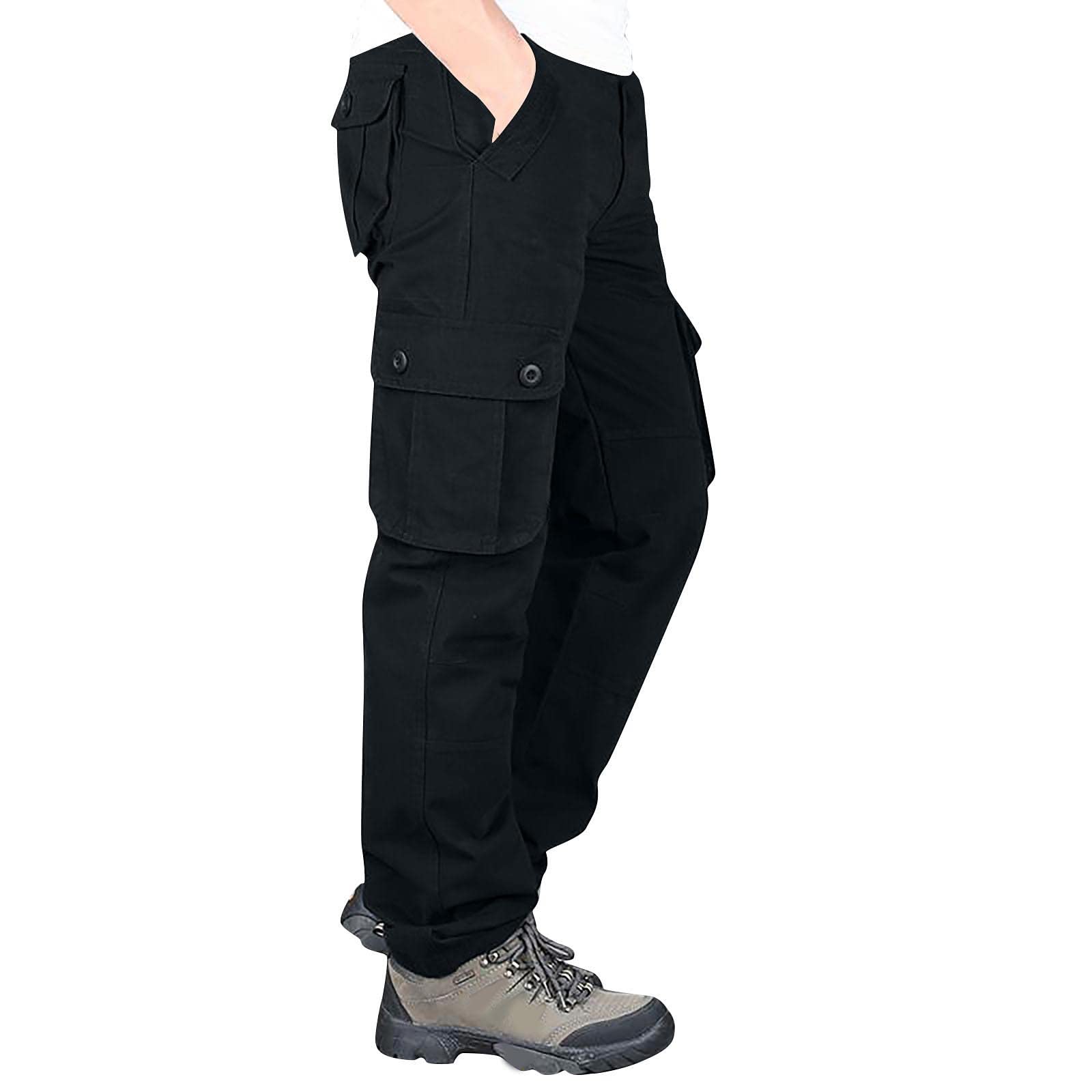 Men's Classic Fit Pleated Cargo Pants - Work to Weekend Versatile Style | Durable Workwear & Casual Harem Pants for Everyday Comfort | Perfect for Office, Outdoor Activities & Gym Workouts