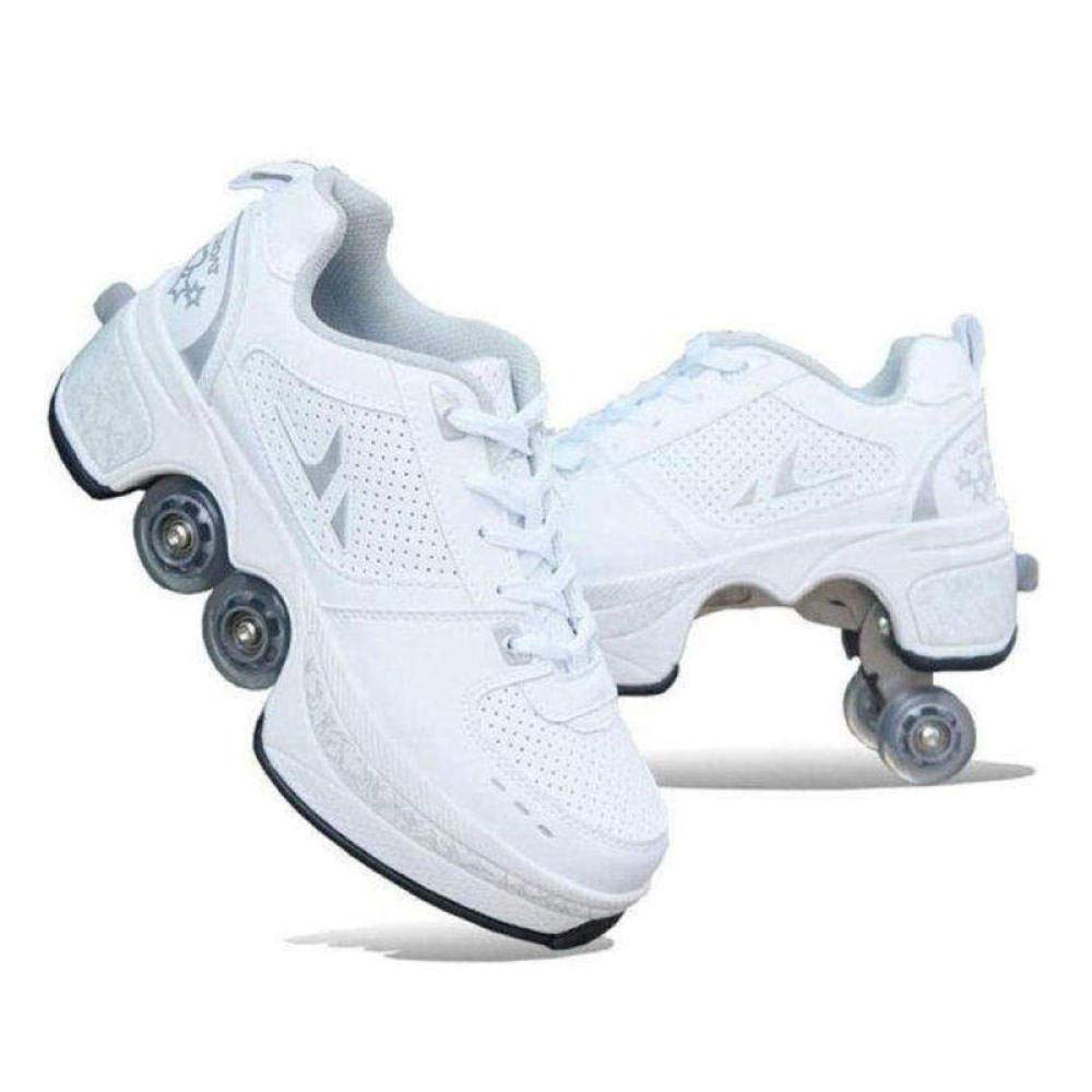 AGYE Roller Skate Shoes for Boys & Girls - Kids Wheeled Sneakers with LED Lights | Unisex Beginner Roller Shoes for Outdoor Fun, Sports & Birthday Gifts (Model E-37) | Perfect for Skate Parks, School Playgrounds & Family Activities