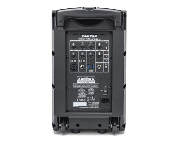 Samson Expedition XP208w Rechargeable Portable PA System with Wireless Microphone & Bluetooth® - Perfect for Outdoor Events, Parties, and Public Speaking