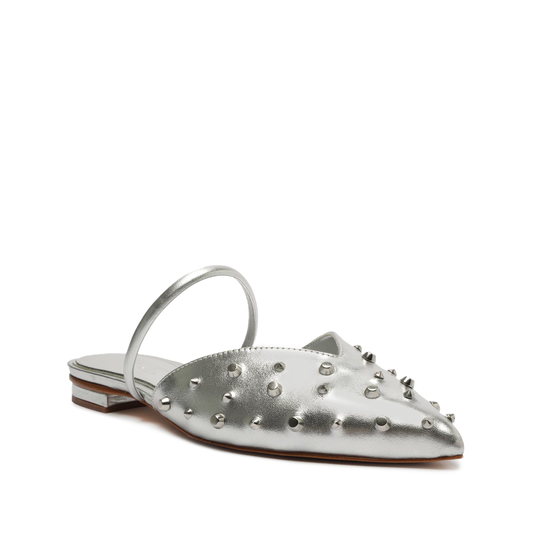 Gayle Metallic Leather Flat Shoes for Women - Stylish & Comfortable Ballet Flats for Casual Wear, Office & Everyday Use