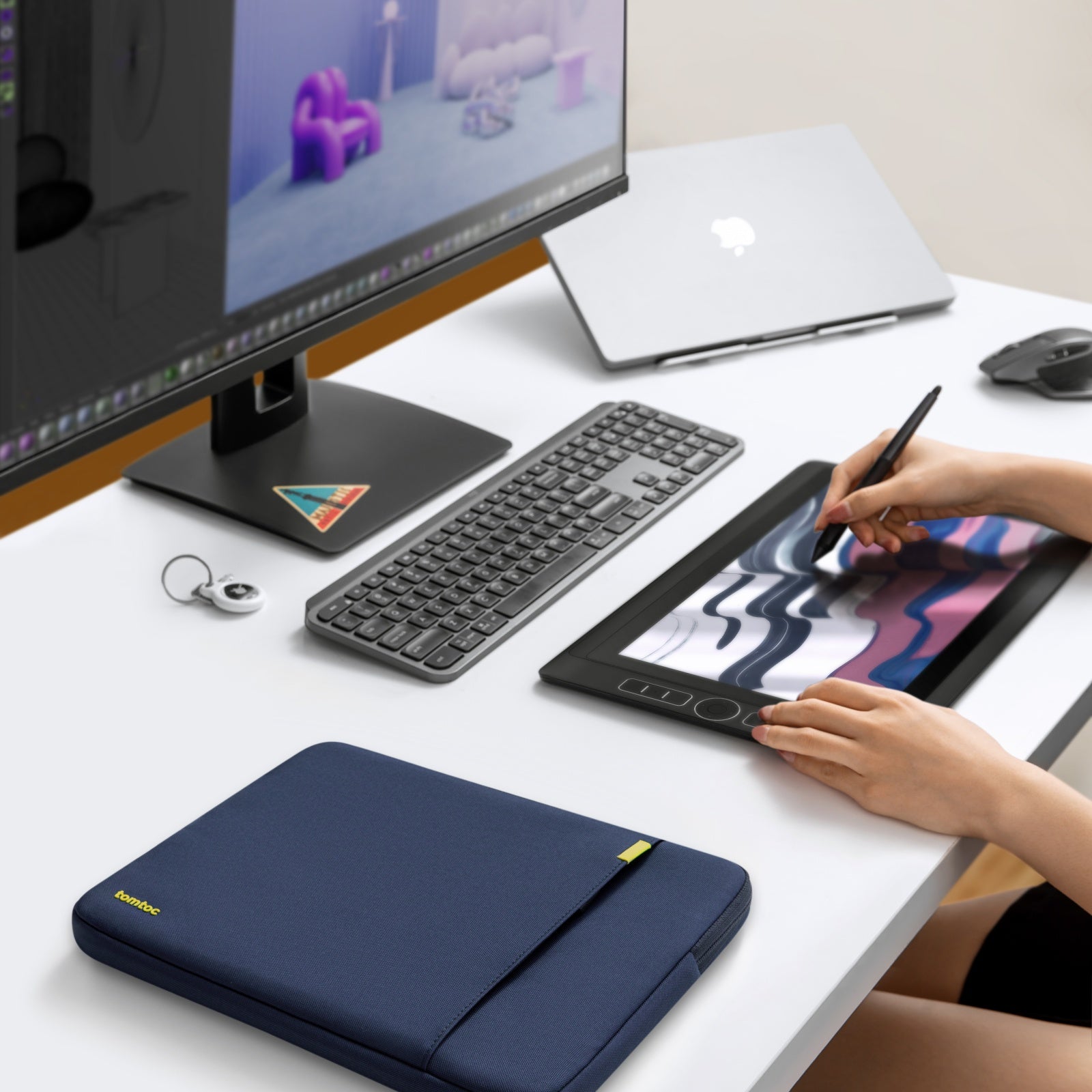 Premium Defender A13 Laptop Sleeve for 16-inch MacBook Pro - Shockproof & Water-Resistant Protective Case - Perfect for Travel, Office & School Use