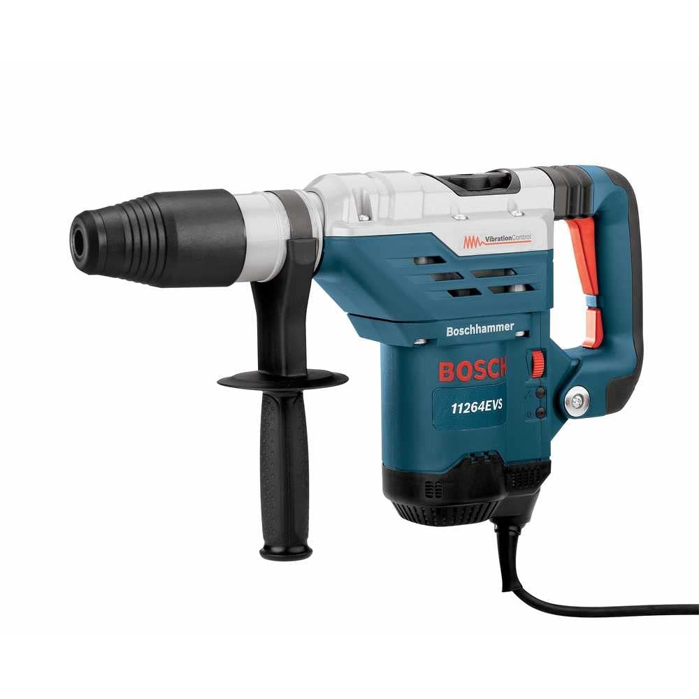 Bosch 11264EVSRT 1-5/8 Inch SDS-max Rotary Hammer Drill - Certified Renewed | Heavy-Duty Concrete Drilling for Construction & Demolition Projects