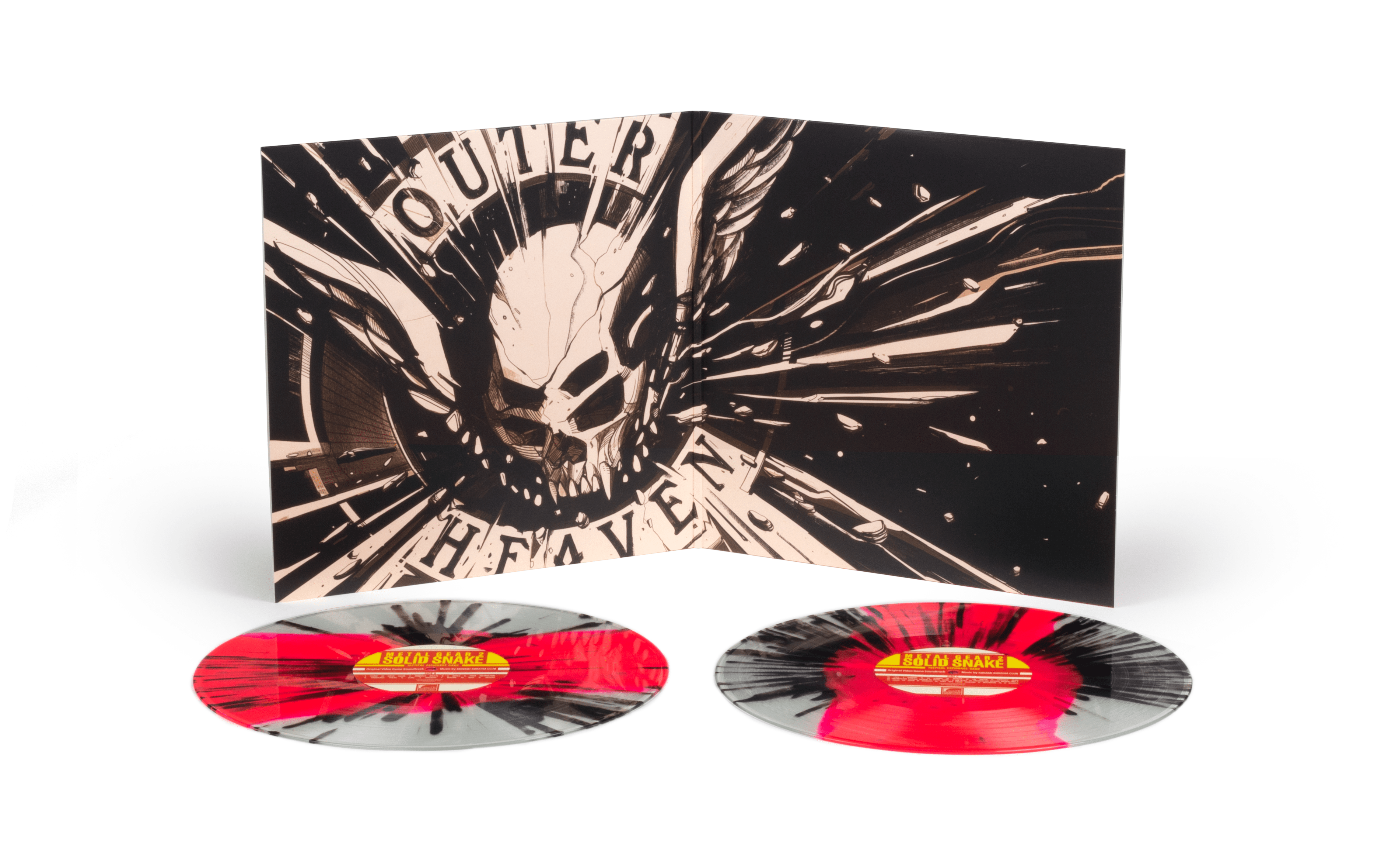 Metal Gear 2: Solid Snake Original Video Game Soundtrack 2XLP Vinyl Record - Perfect for Gaming Enthusiasts & Retro Collectors