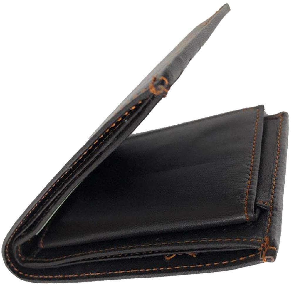 Detroit Red Wings NHL Brown Leather Billfold Wallet with RFID Blocking - Officially Licensed Men's Wallet for Cash & Cards - Perfect for Gifts, Travel, and Everyday Use