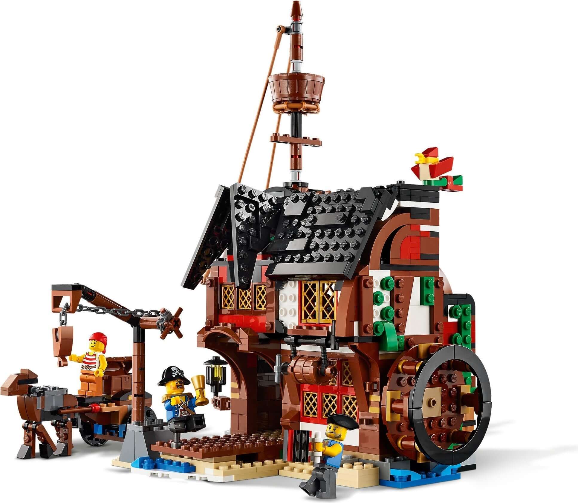 LEGO Creator 3in1 Pirate Ship Building Set 31109 - 1420 Pieces, Model Ship Toy for Kids & Adults, Perfect for Creative Play & Display - Great for Birthday Gifts & Home Decor