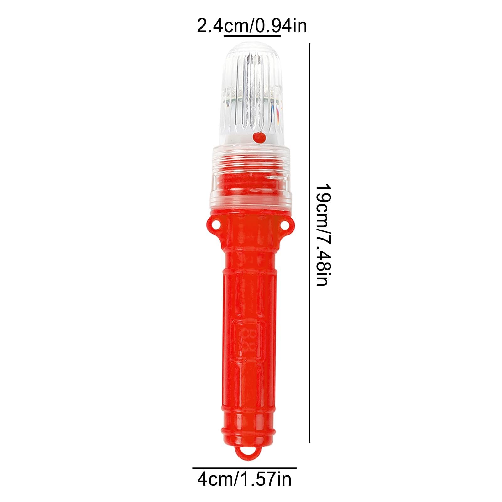 LED Marine Safety Flares for Boating & Fishing - Waterproof Electronic Visual Signal Lights for Boats, Kayaks, and Emergency Kits (Day/Night Use) | Perfect for Night Fishing, Storm Emergencies & Coast Guard Compliance