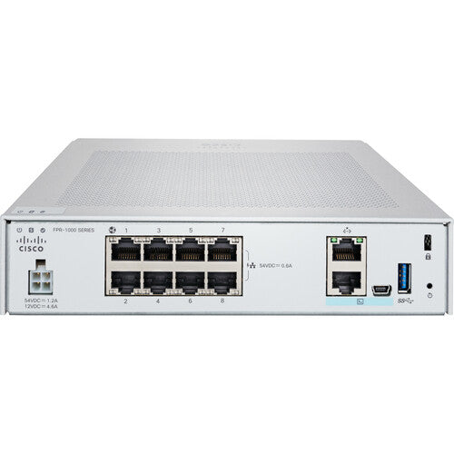 Cisco FPR1010 ASA K9 Firepower 1010 Security Appliance - Next-Gen Firewall with Advanced Threat Protection for Small Business Network Security | Ideal for Office, Retail & Remote Work Environments