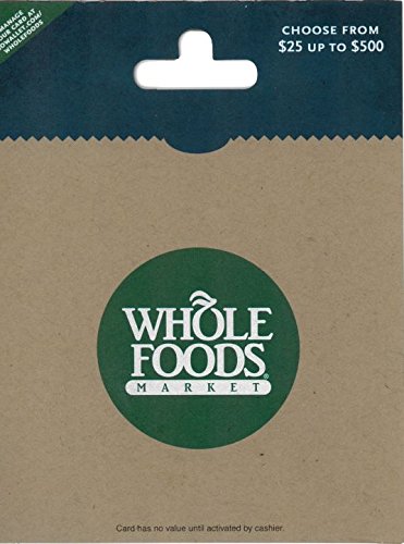 Whole Foods Market Gift Card - Perfect for Holidays, Birthdays & Special Occasions - Give the Gift of Healthy Groceries & Organic Foods