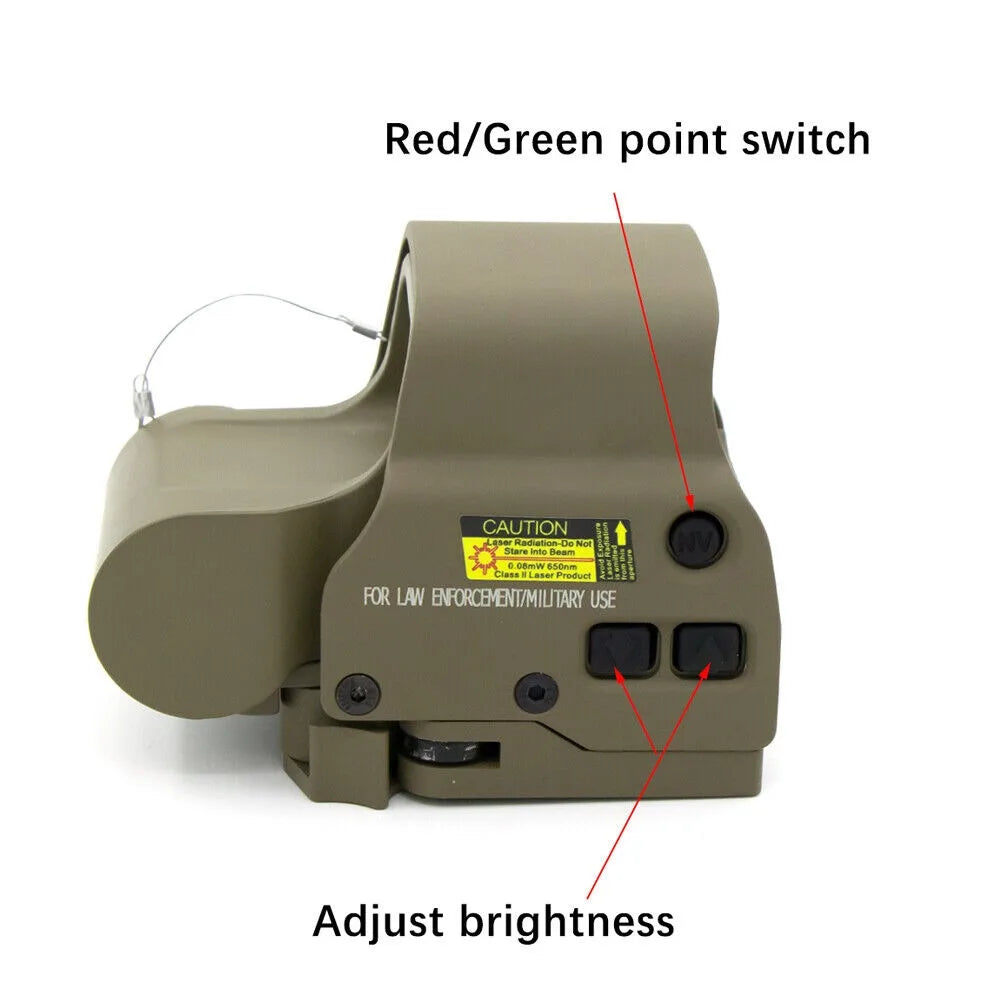 RIFLE Red Green Dot Sight Tactical 558 EXPS3-2 Holographic Hunting Scope | Clone Sniper Riflescope for Hunting, Shooting & Tactical Training | Perfect for AR-15, Shotguns & Airsoft Guns