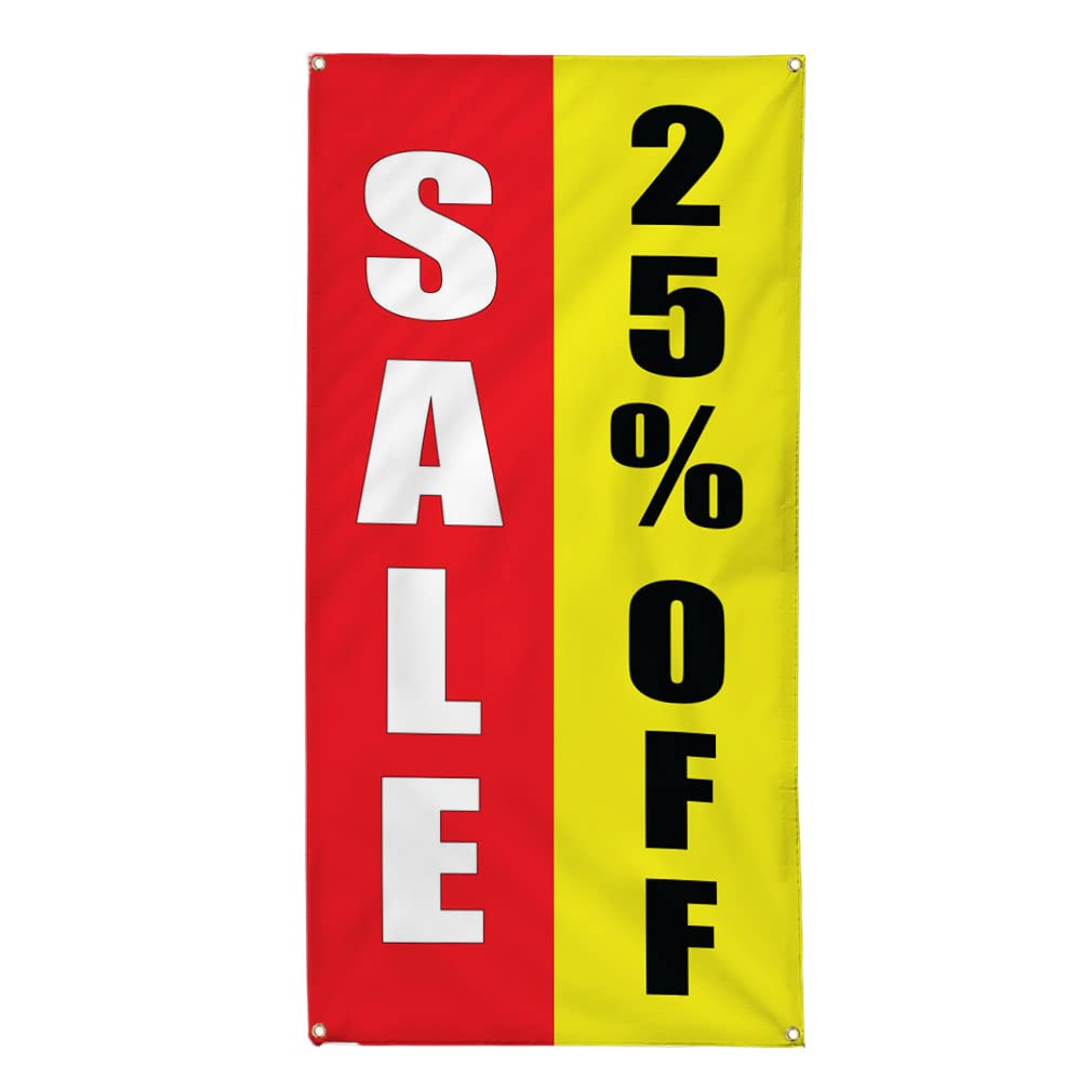 High-Quality Vertical Vinyl Banner - 144x60 Inches with 10 Grommets | Weatherproof & Durable for Outdoor Business, Industrial & Yard Signs | Multiple Sizes Available | 25% Discount Promotion | Perfect for Storefronts, Events, Construction Sites & Advertising