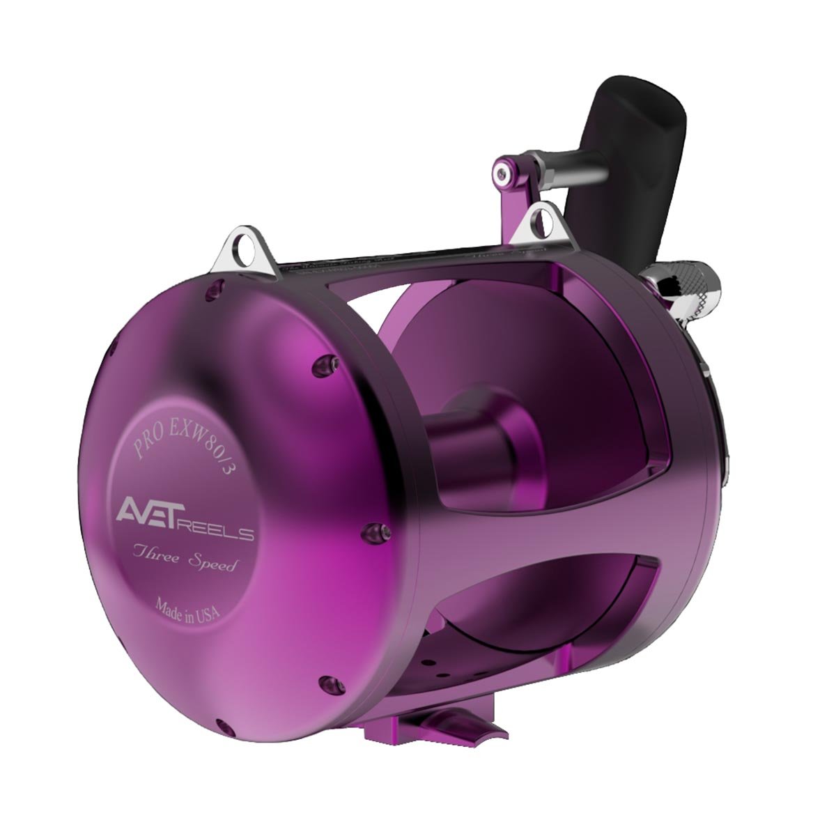 Avet Pro EXW 80/3 Wide 3-Speed Fishing Reel - Saltwater & Big Game Fishing Reel for Offshore Trolling & Deep Sea Angling