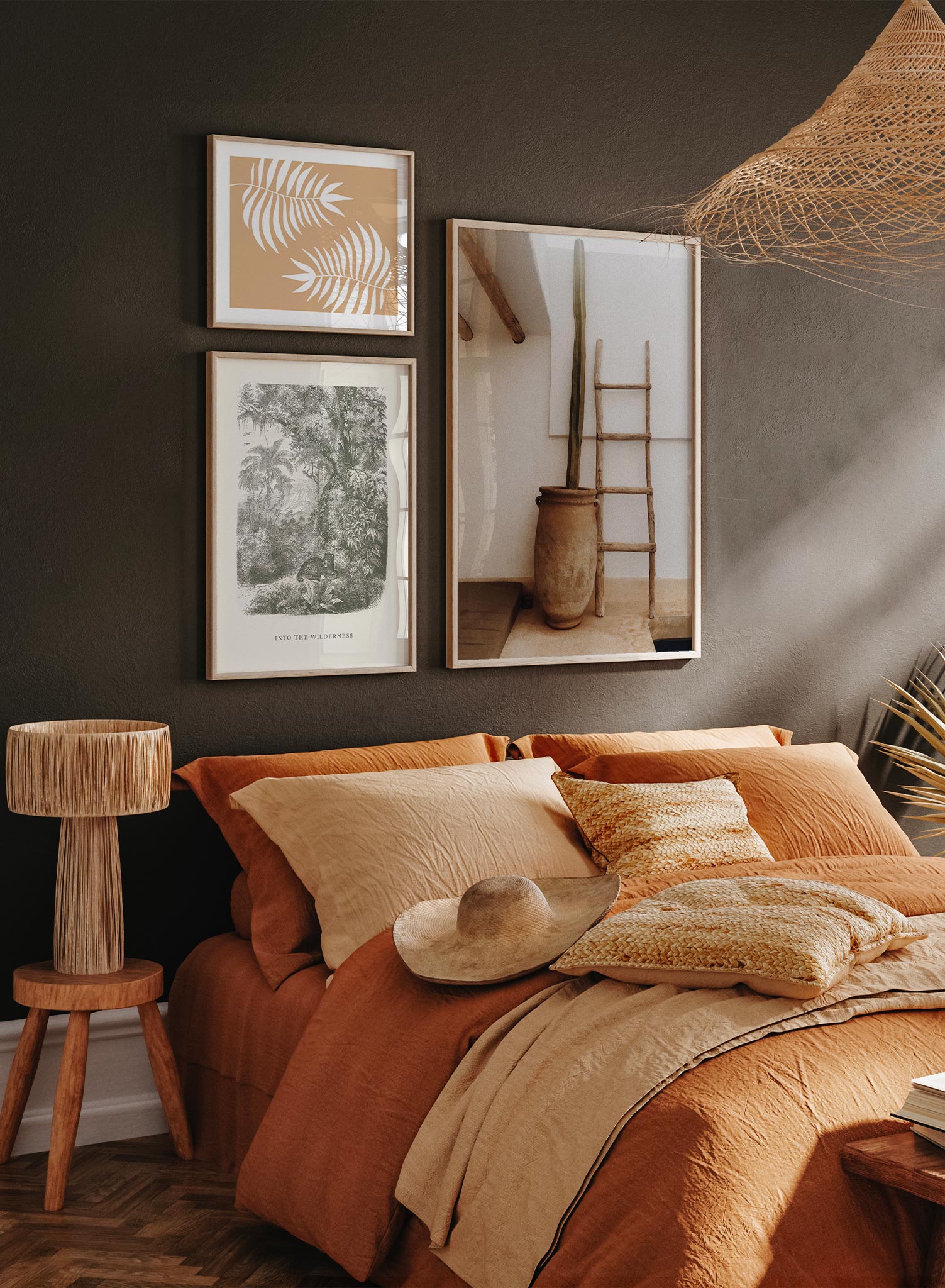 Alkebulan Set - Premium African-Inspired Home Decor Collection for Living Room & Bedroom | Perfect for Boho, Tribal & Modern Interior Design Styles