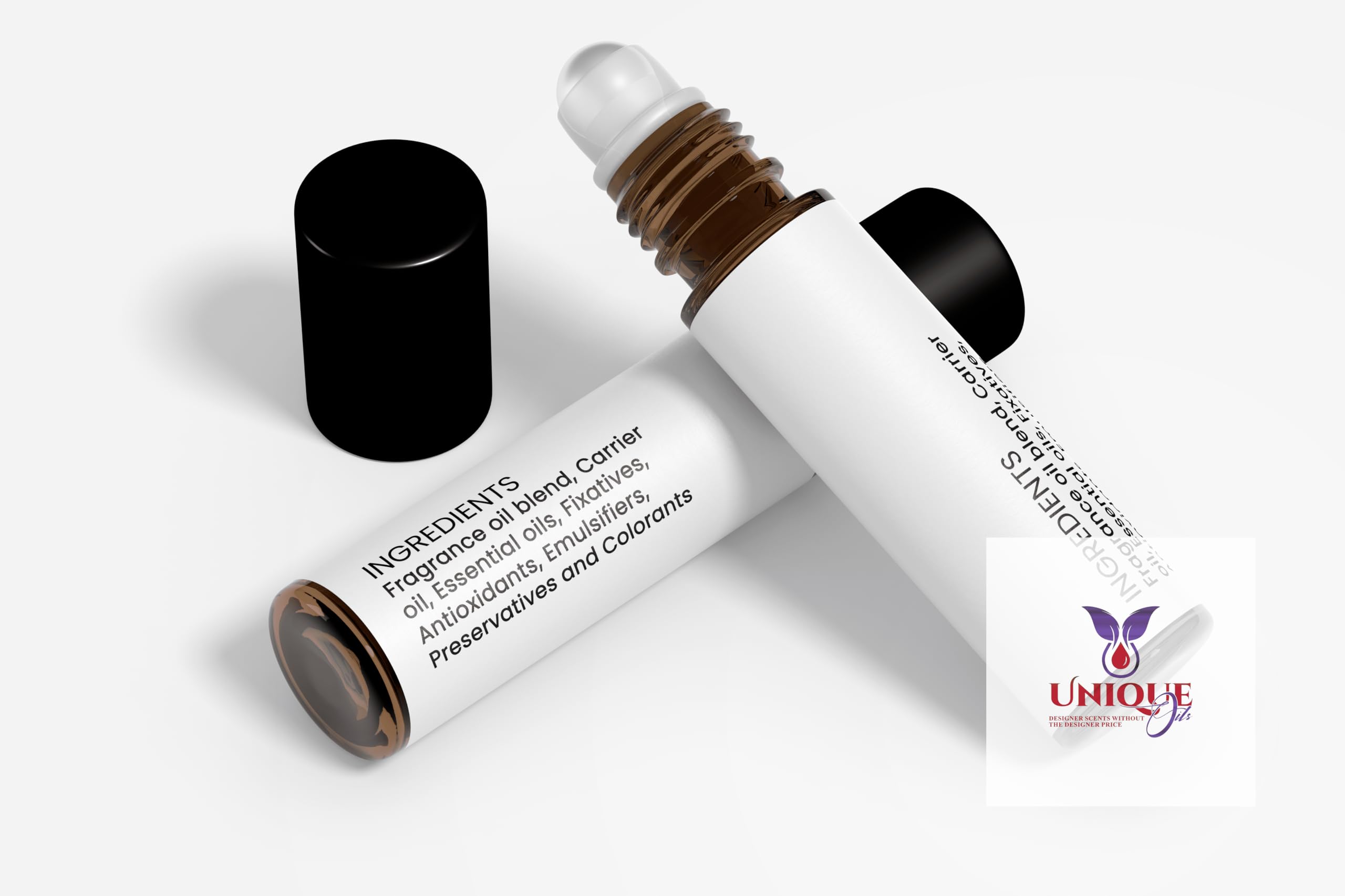 UNIQUE OILS Belle on Rouge Women's Perfume - Long Lasting Floral Fragrance (8oz Sugar Scrub Included) - Perfect for Date Nights, Special Occasions & Daily Wear