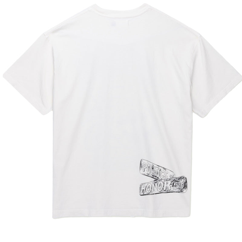 Honor The Gift x Politics Rally Time Vintage White T-Shirt - Stylish Graphic Tee for Casual Wear, Street Fashion & Political Statement