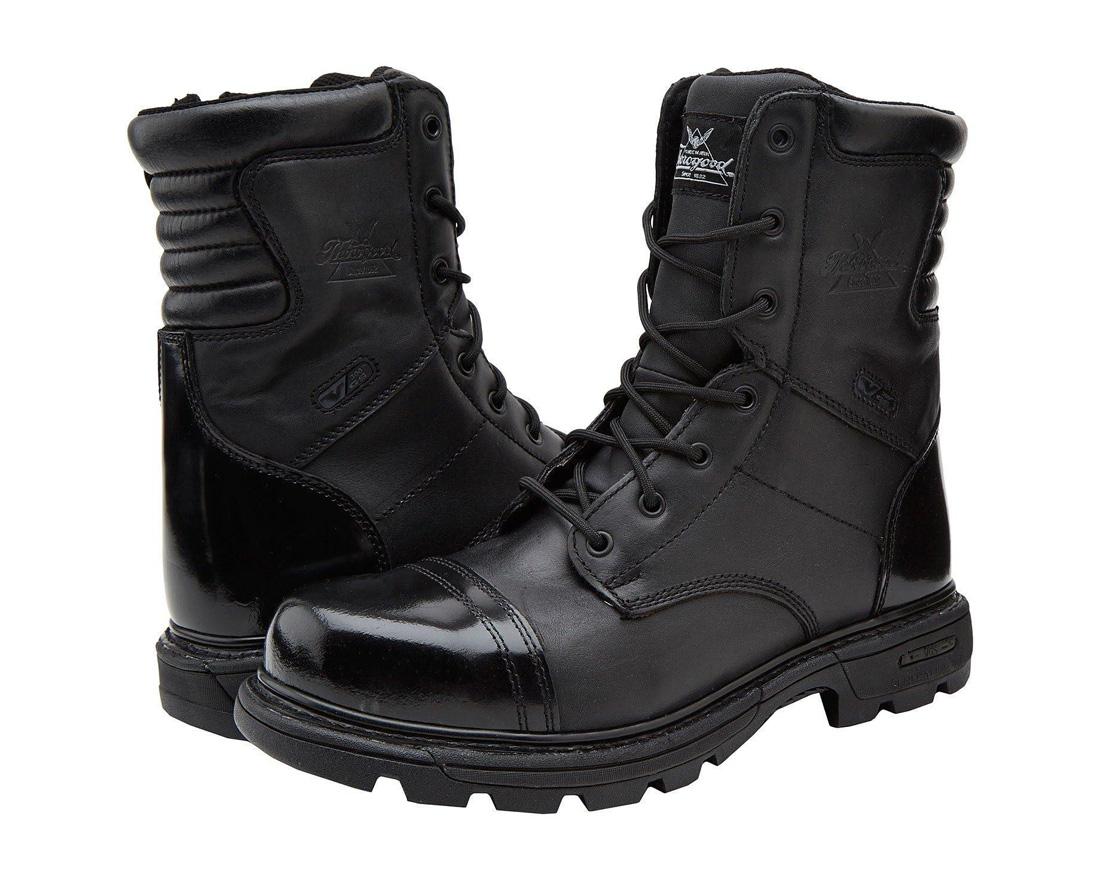GenFlex2 Series 8 Tactical Jump Zip Boots - Black Military & Work Boots for Men - Durable Combat & Hiking Footwear for Outdoor Adventures