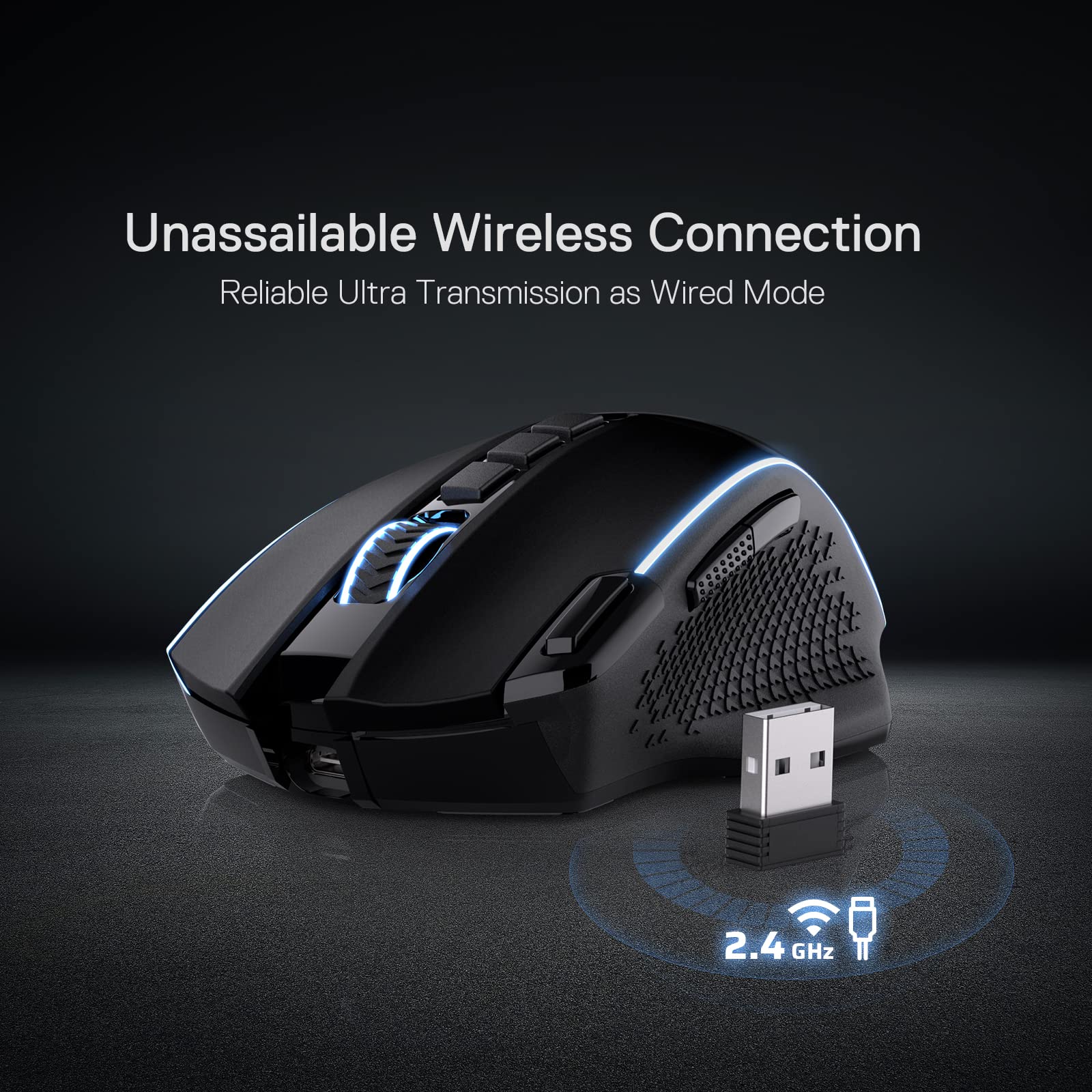 Redragon K628 PRO 60% Compact Mechanical Gaming Keyboard & M991 RGB Gaming Mouse Combo - Perfect for Esports, Streaming, and Office Work