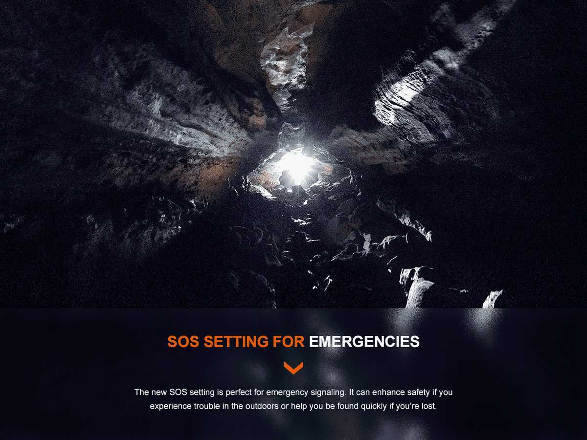 Fenix PD40R V3.0 Rechargeable Tactical Flashlight - 3000 Lumens, IP68 Waterproof, Custom Engraving Available - Perfect for Camping, Hiking, Emergency & Outdoor Adventures