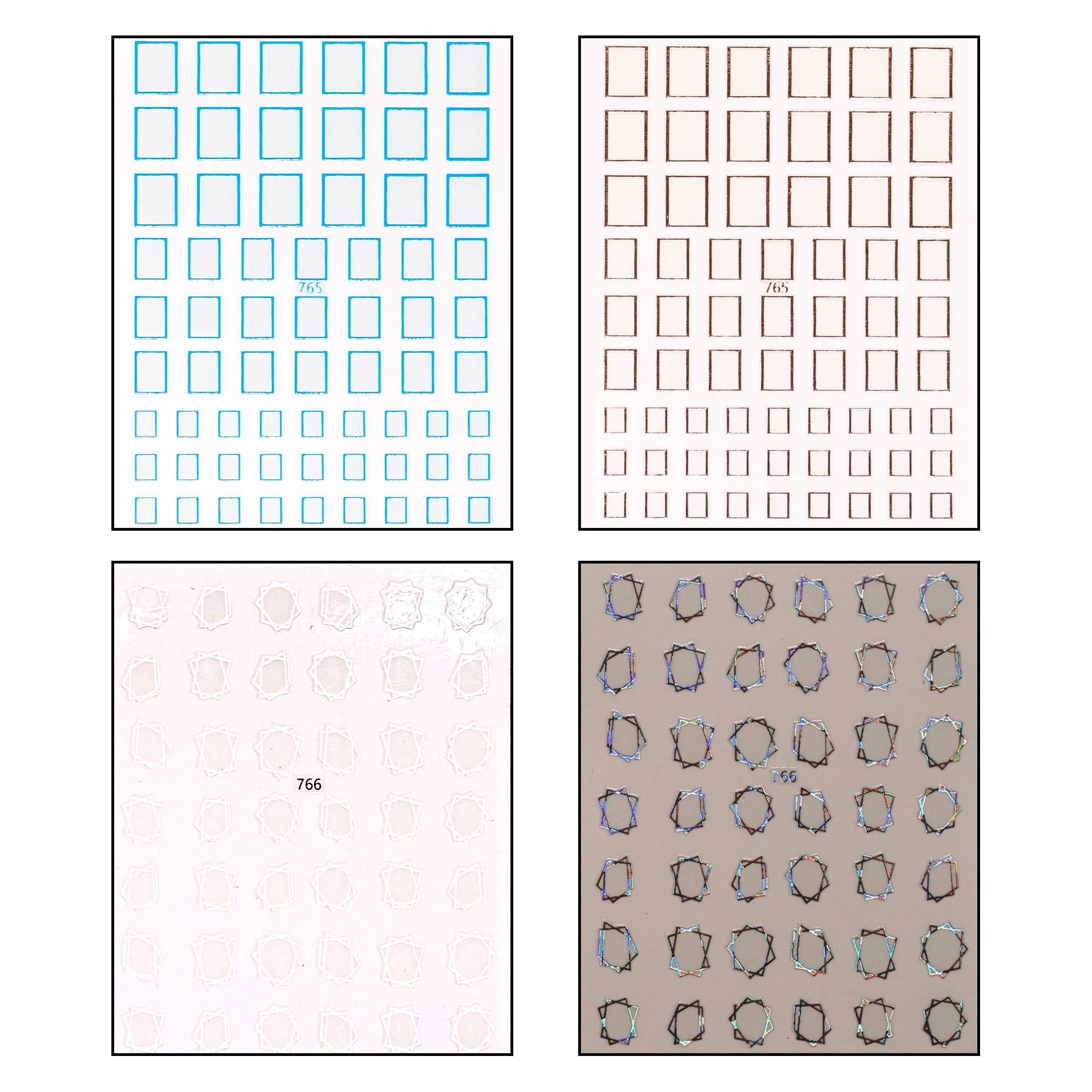 BEROMT Nail Stickers - Random 3 Pack of Premium Nail Art Decals for DIY Manicure, Perfect for Parties, Weddings & Everyday Nail Decor