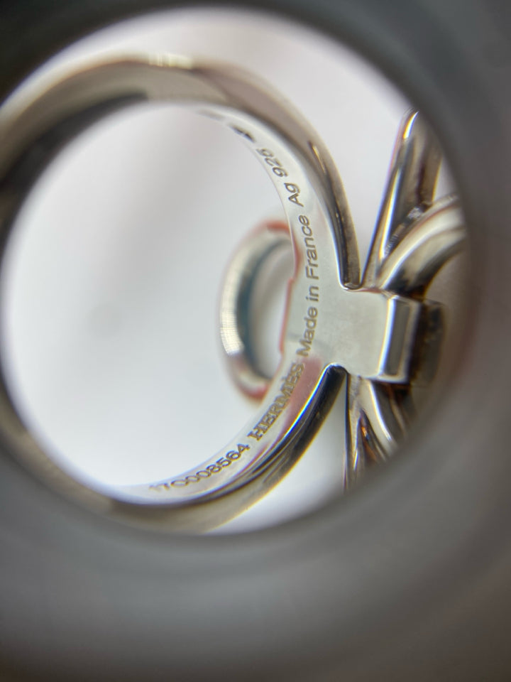 Hermes Mors De Bride Ring - Size 4.5, Authentic Luxury Equestrian Jewelry for Women | Perfect for Weddings, Anniversaries & Special Occasions