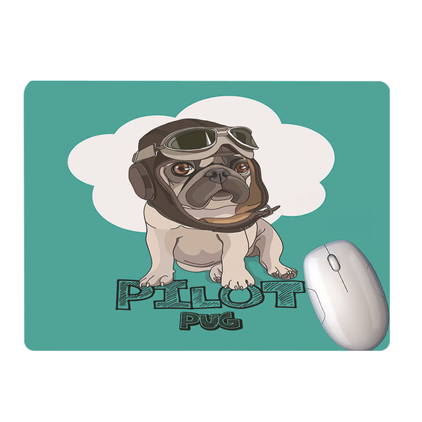 IKAXIYO Non-Slip Rubber Mouse Pad with Wrist Rest - Cute Cartoon Cat & Dog Design for Gaming, Office & Home Computer Use - Comfortable Desk Mouse Mat for PC, Laptop & Workstation