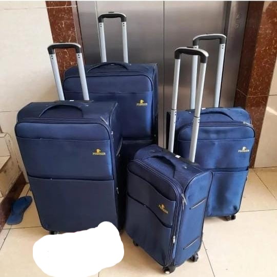 Premium 4-Piece Navy Blue Luggage Set - Lightweight Spinner Suitcases for Travel, Vacation & Business Trips