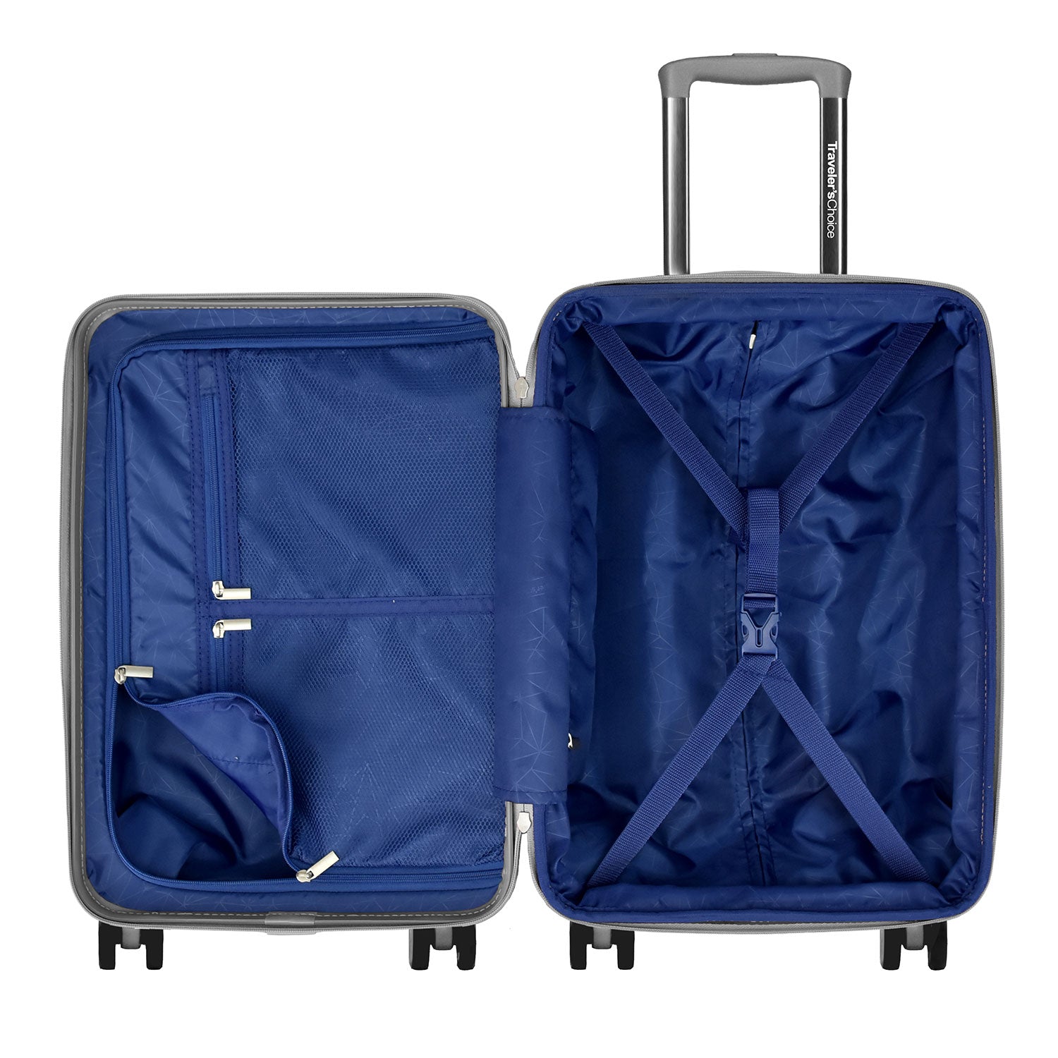 Bell Weather Carry On Luggage - Lightweight Durable Suitcase for Travel, Business & Vacation | TSA Approved Spinner Wheel Cabin Bag with USB Port