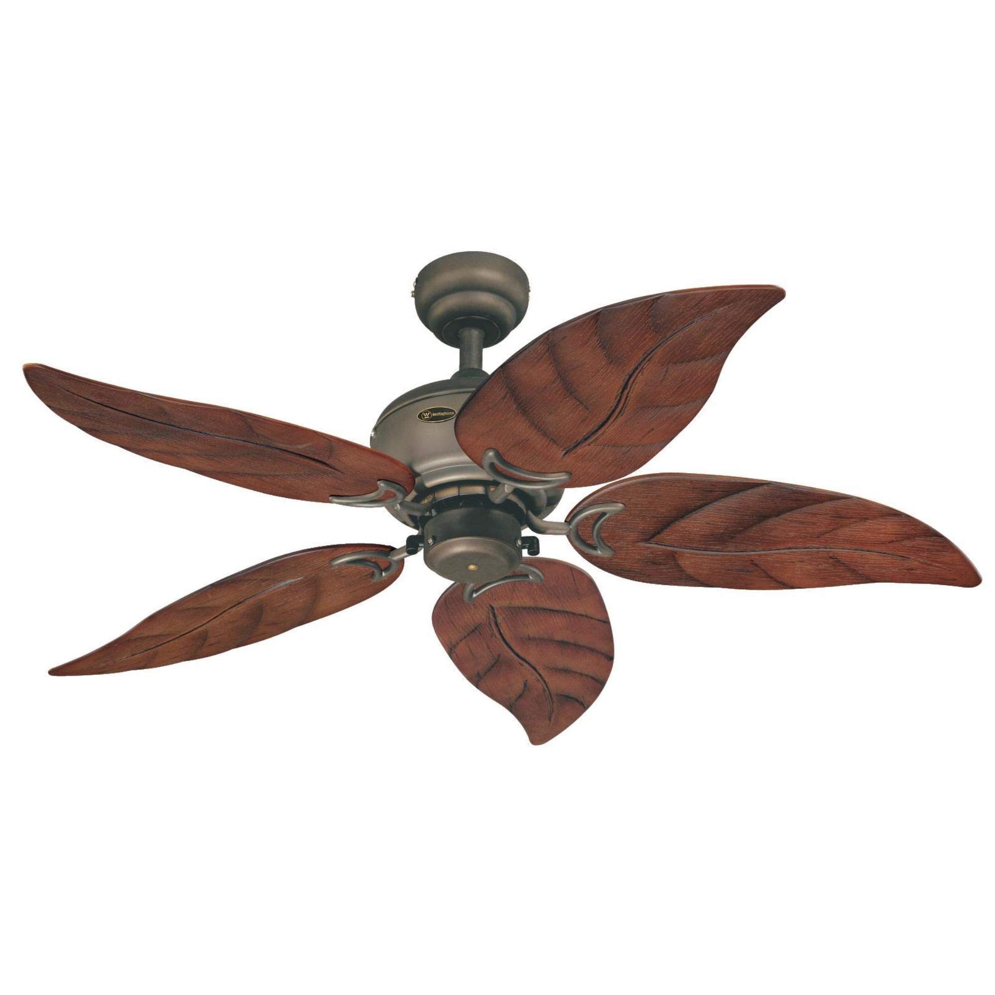 Westinghouse 48 Inch Oasis Indoor/Outdoor Ceiling Fan with Light Kit - Oil Rubbed Bronze Finish & White Remote Control (Model 7236200 & 7787000) - Perfect for Living Rooms, Bedrooms, and Covered Patios