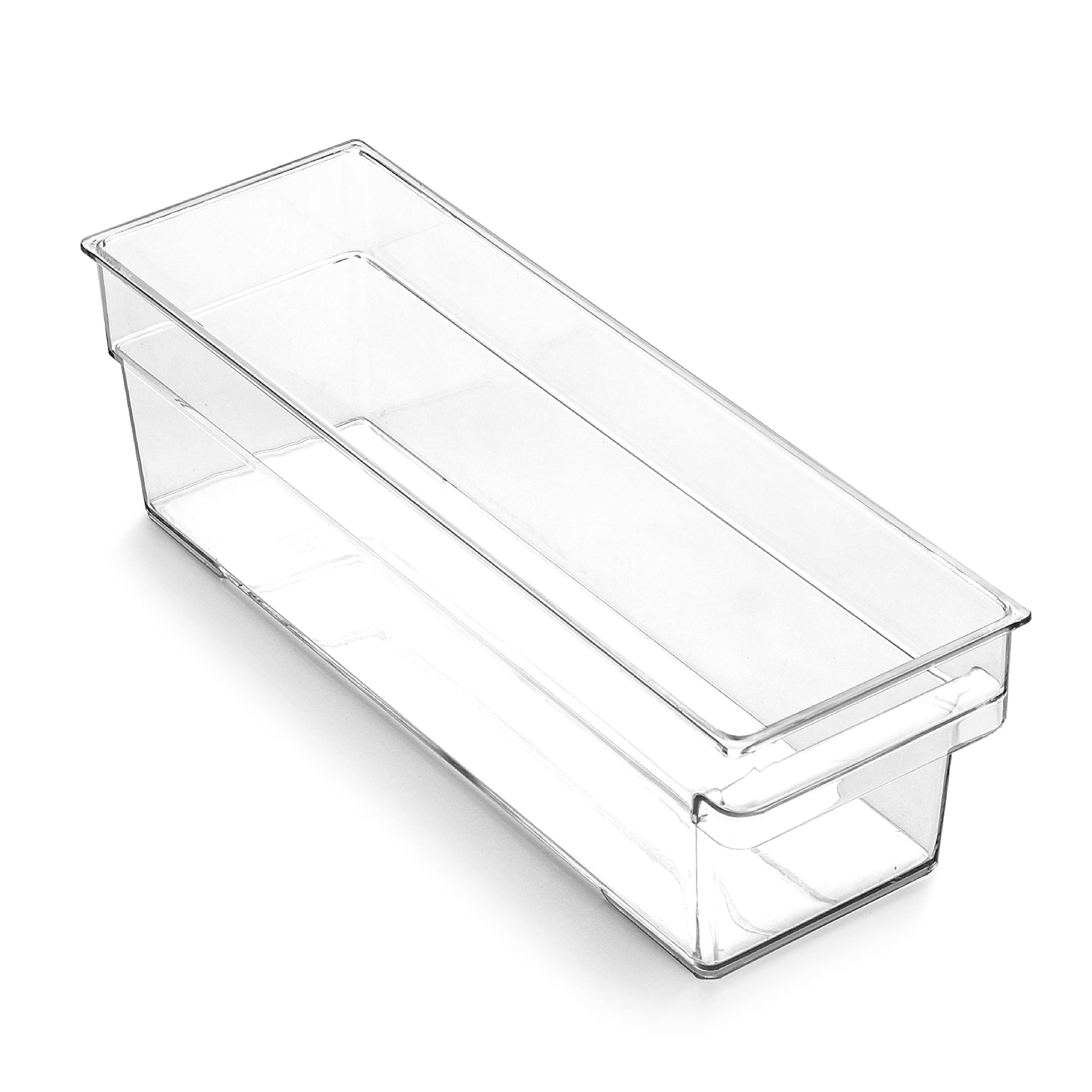 BINO Plastic Storage Bins 24-Pack Small Clear Organizer Containers with Handles - BPA-Free Multi-Purpose Bins for Pantry, Fridge, Freezer Organization - Perfect for Home, Kitchen, Office & Closet Storage Solutions
