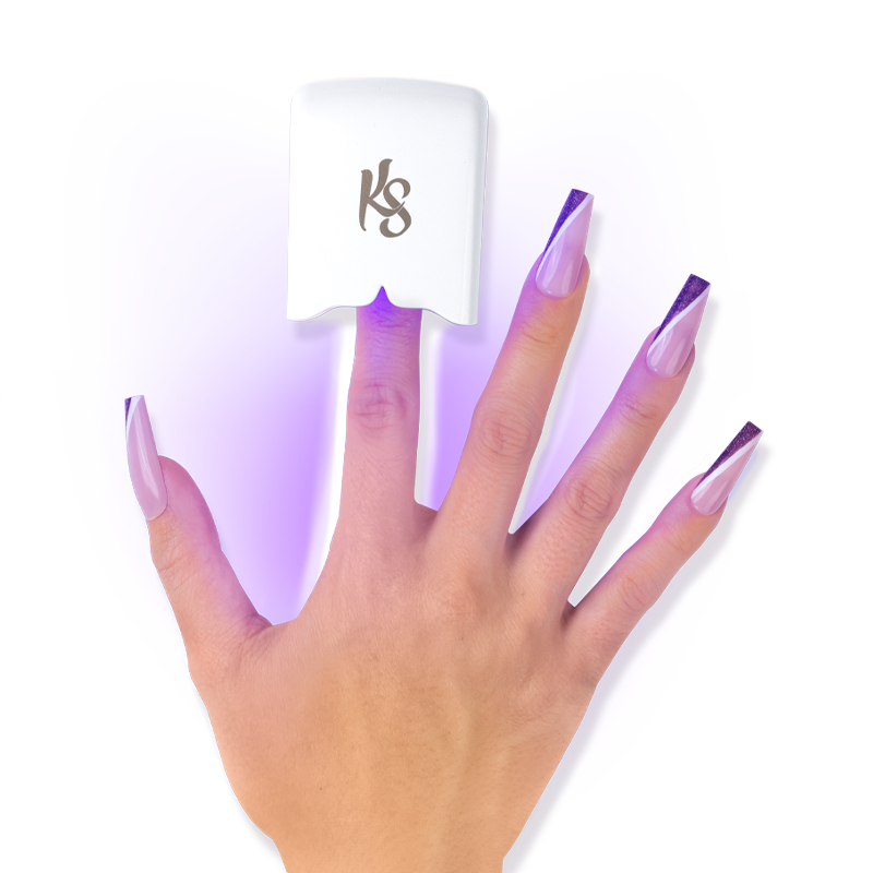 Beyond Pro Flash Cure Sensor LED Lamp for Nail Art - Fast Drying UV LED Light for Gel Polish, Manicure & Pedicure at Home or Salon
