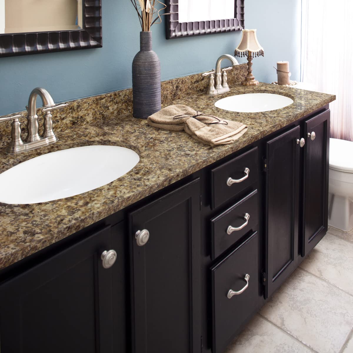 Giani Granite Countertop Paint Kit - Chocolate Brown for DIY Countertop Transformation | Small Project Kit for Kitchen & Bathroom Renovation