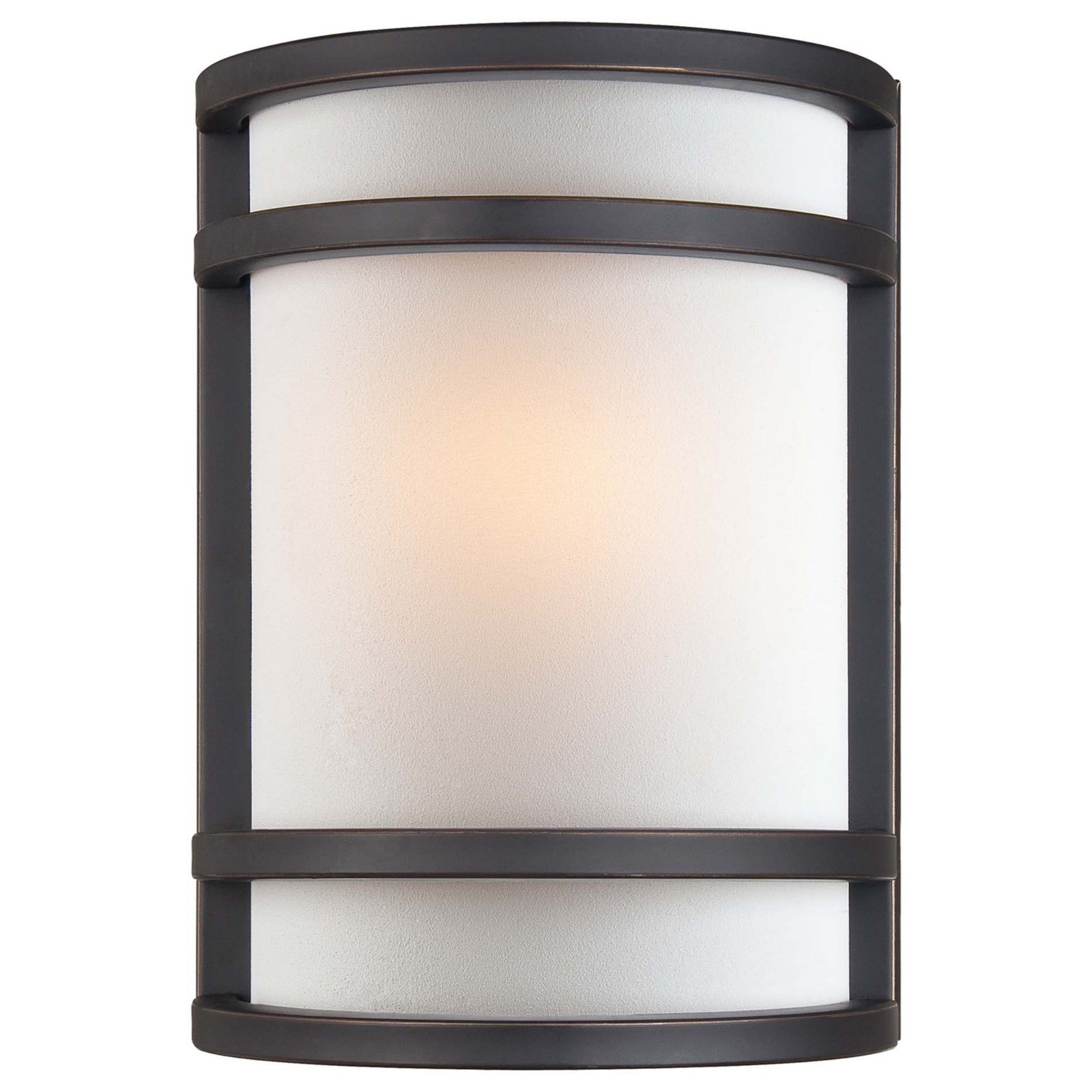 10 Inch Wall Light Fixture - Dark Bronze Finish for Indoor/Outdoor Use - Perfect for Hallway, Patio, and Bedroom Lighting