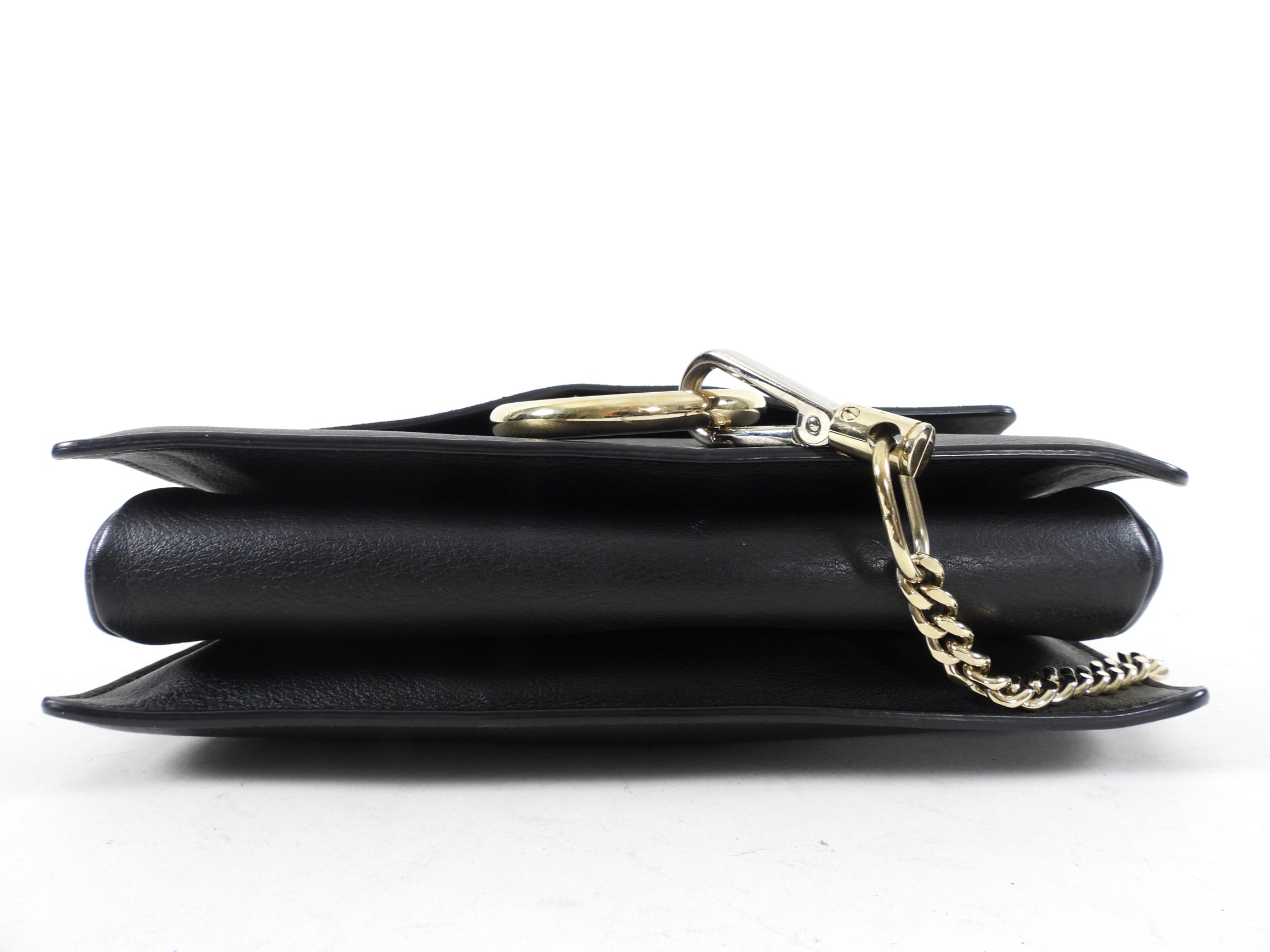 Chloe Faye Small Black Leather Crossbody Bag for Women | Stylish Shoulder Purse | Perfect for Work, Travel & Evening Out