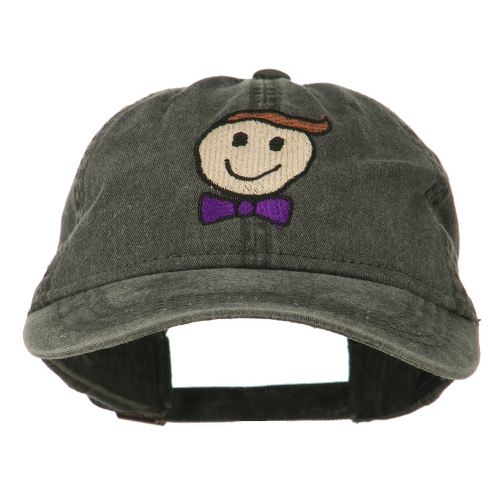 Smile Dad Embroidered Washed Cotton Baseball Cap - Funny Father's Day Gift for Men - Perfect for Outdoor Activities, Sports & Casual Wear | e4Hats.com