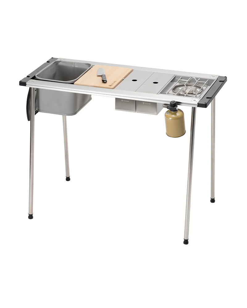IGT Camp Kitchen Starter Set - Portable Outdoor Cooking System for Camping, Hiking & Picnics - Compact & Durable Design for Easy Setup & Storage