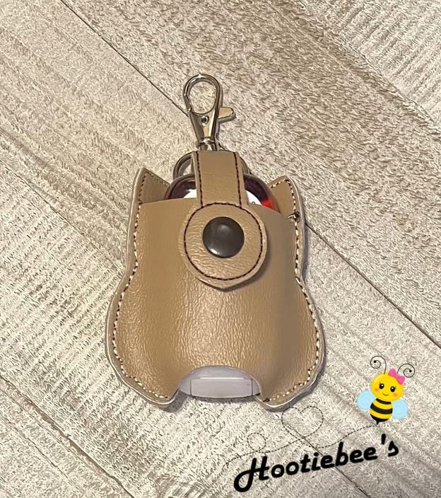 Owl Hand Sanitizer Holder & Lip Balm Holder - Cute Animal-Shaped Sanitizer Clip for Purse, Backpack, Keychain - Perfect for School, Office, Travel, and Daily Use