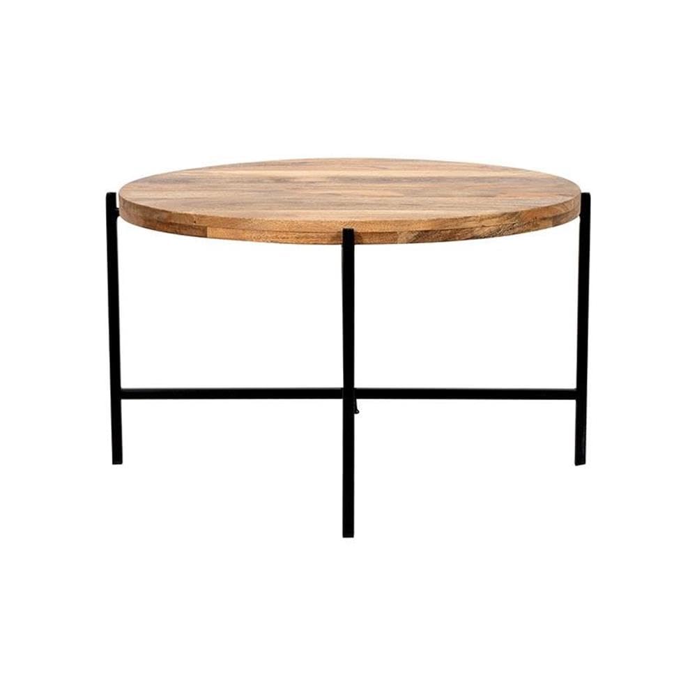 Porter Designs Camden Coffee Table - Natural Wood Finish - Modern Living Room Furniture for Home Decor & Small Spaces