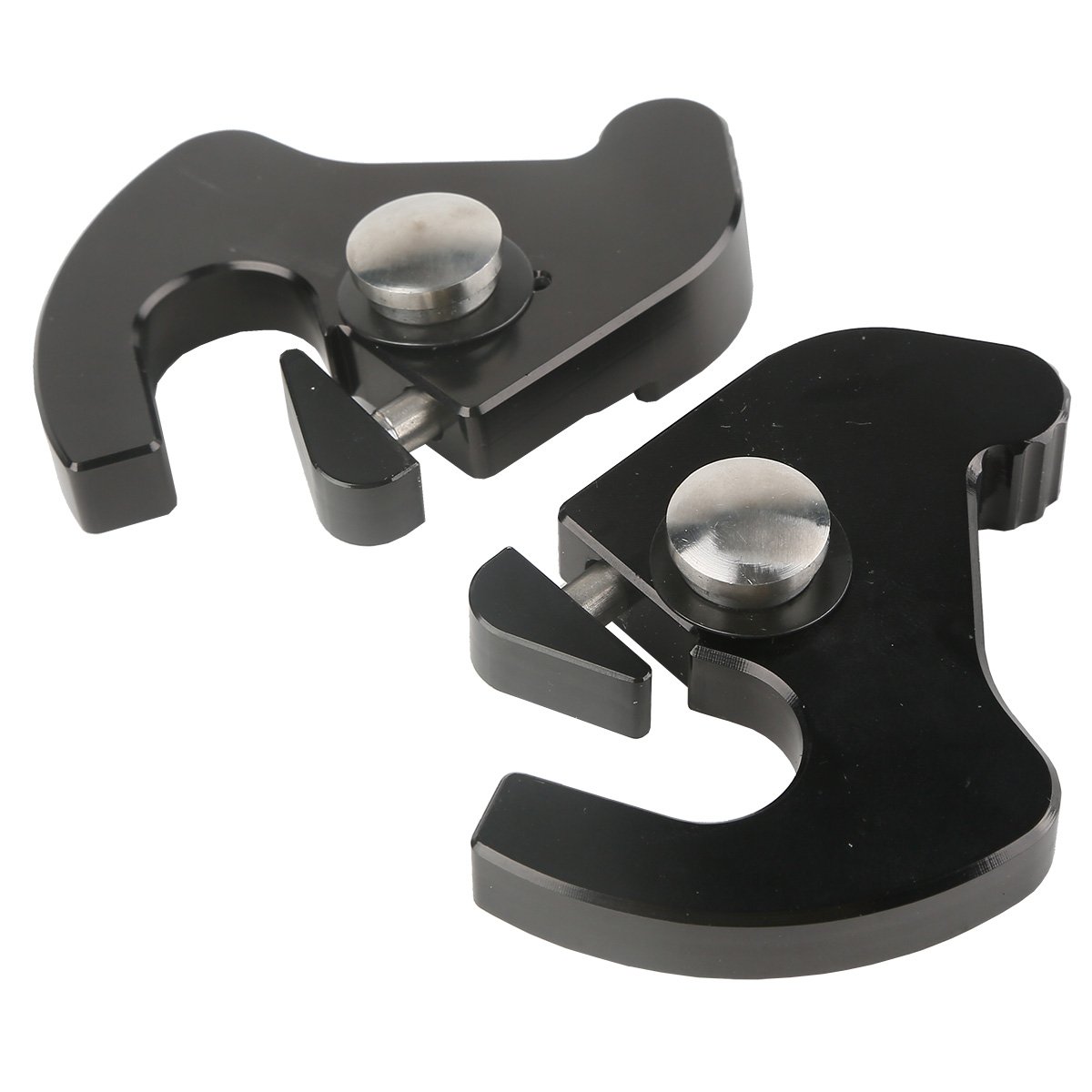 SLMOTO Sissy Bar Luggage Rack Docking Latch Clip Kit for Harley Davidson Detachable Rotary Parts - Motorcycle Touring Accessories for Road Trips & Storage Solutions