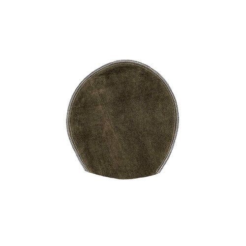 Premium Brown Leather Bowling Shammy Pad Mitt - Absorbs Oil & Enhances Grip for Bowling Balls - Perfect for Pro Bowlers & League Players (Bowling Accessories)