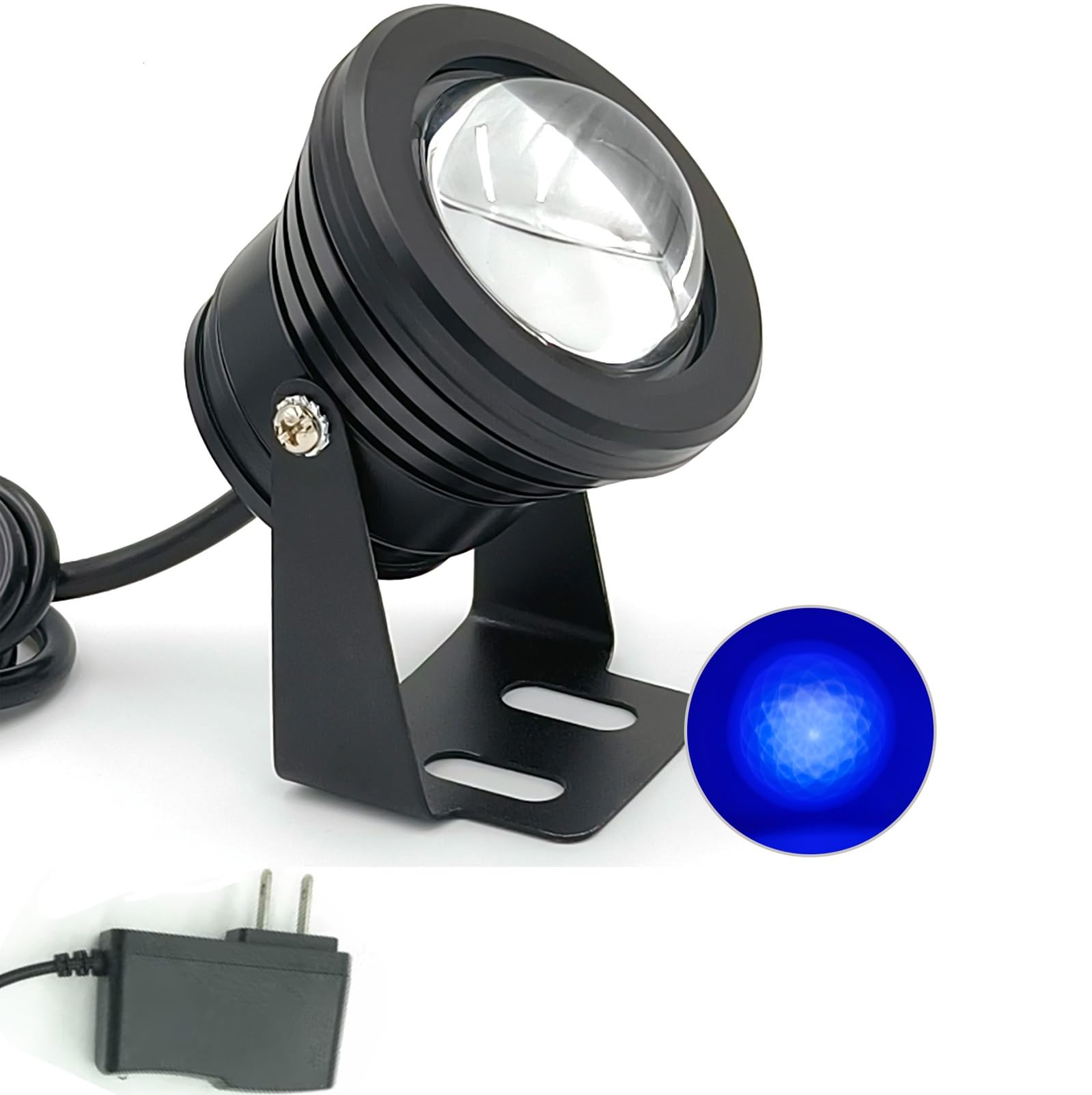10W LED Underwater Pond Lights - 900LM IP68 Waterproof Aluminum Fountain Lights for Outdoor Pools, Gardens & Landscapes | Perfect for Backyard Ponds, Water Features & Decorative Lighting