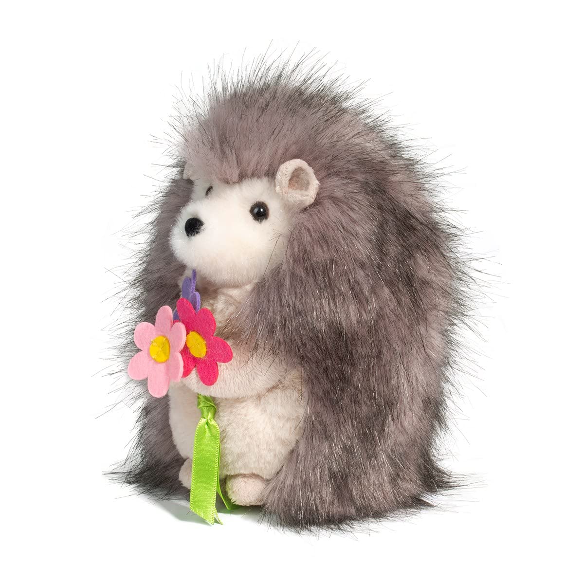 Douglas Sally Hedgehog with Flowers - Adorable Floral Hedgehog Plush Toy for Kids & Collectors | Perfect for Gifts, Nursery Decor, and Cuddling
