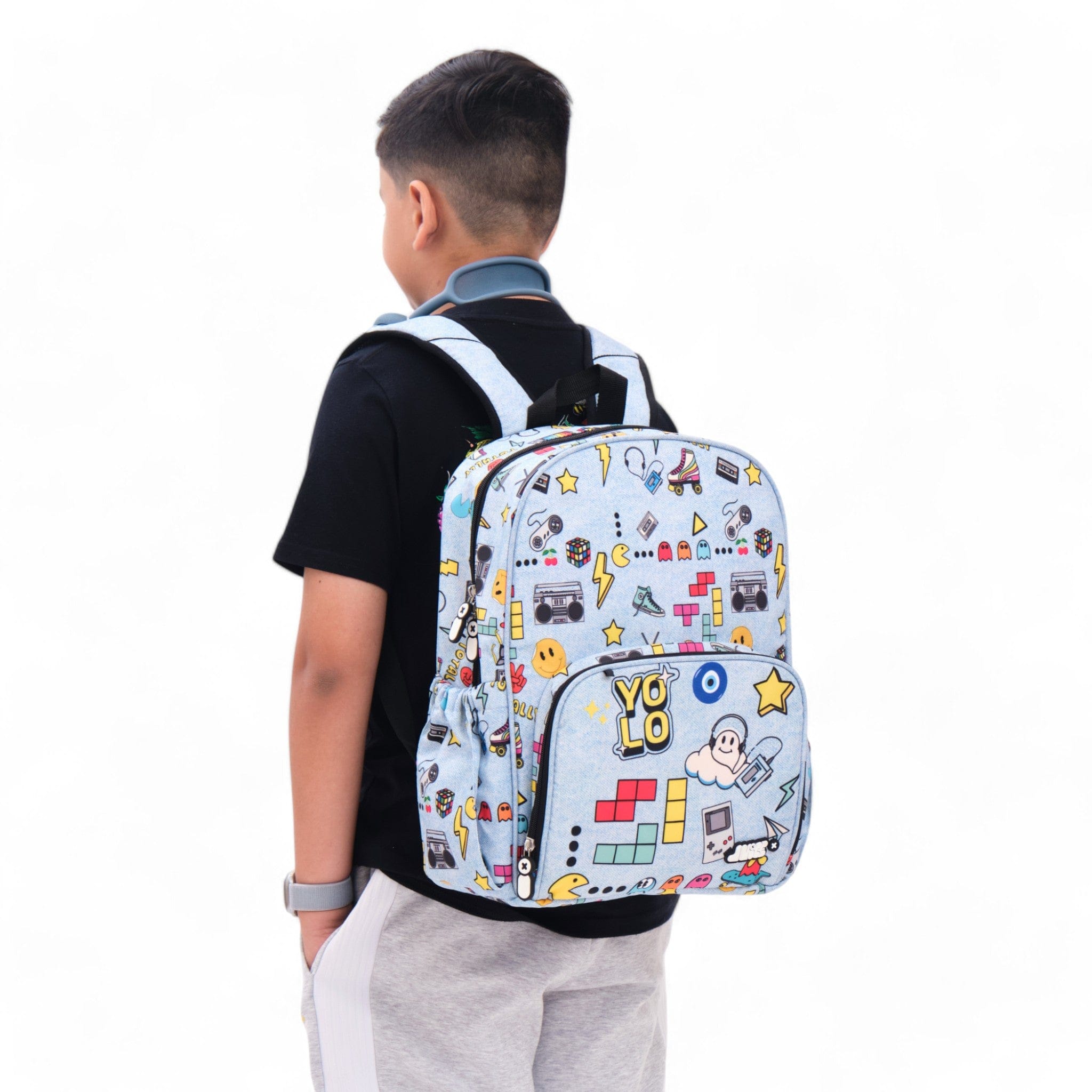 Yolo Large Backpack for Travel, School & Work - Durable Waterproof Laptop Backpack with USB Charging Port, Anti-Theft Design for Men & Women - Perfect for Commuting, Hiking & Daily Use