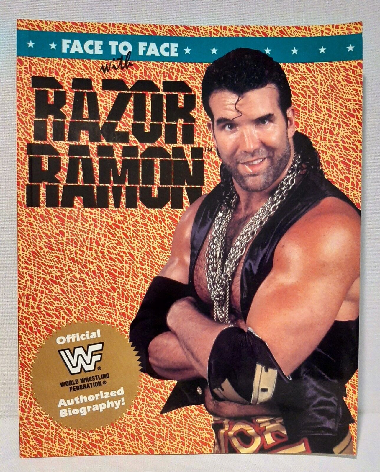 1994 WWF Razor Ramon Wrestling Action Figure - Vintage Collectible for Wrestling Fans & Nostalgic Gift for WWF Enthusiasts - Perfect for Display, Collecting, and Wrestling Memorabilia Shows